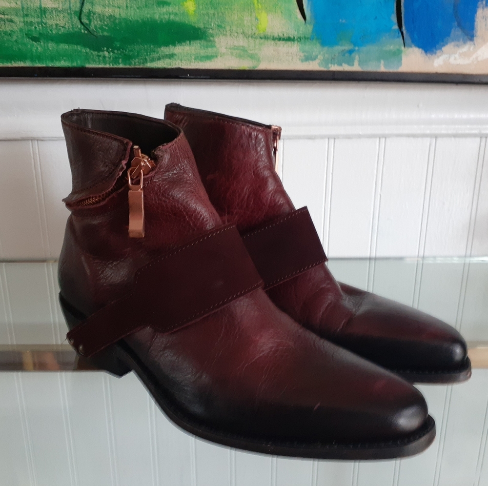 John Fluevog heeled ankle boots -Unisex
